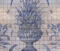 Azulejos Pannello Gattopardo Villa Palagonia 150x270cm