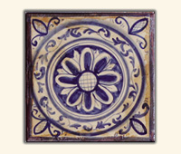 Terre di Siena Maiolica 02 15x15cm