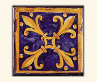 Terre di Siena Maiolica 04 15x15cm