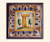 Terre di Siena Maiolica 08 15x15cm