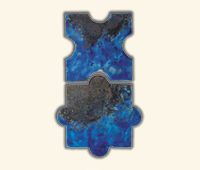 Crystal Stone Mosaic Venice Turquoise 12x21cm