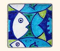 I Fishi 20x20cm