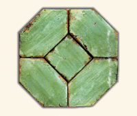 La Loggia Pannello Completo (5Pz) Verde Ramina 47x47cm