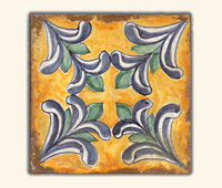 Medieval Repro Decor M04 20x20cm