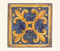 Medieval Repro Decor M07 15x15cm