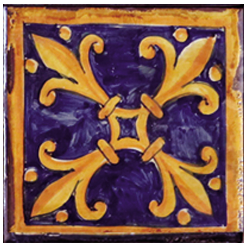 Terre di Siena Maiolica 04 15x15cm - Clicca l'immagine per chiudere