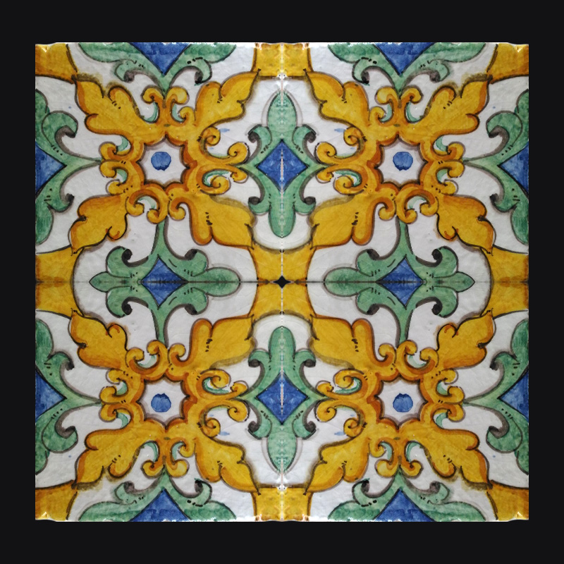 Maiolica Novelli 20x20cm 008 - Clicca l'immagine per chiudere